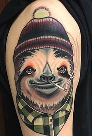 Nou patró de tatuatge de l'avatar animal d'estil tradicional de l'artista tatuador Brian