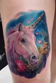 Tato unicorn yang tidak dikenali