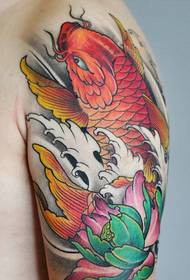 Nagy kar személyiség tintahal tetoválás kép