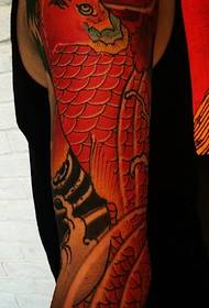 Slika velike tetovaže crvenih lignji ima vrlo visoku stopu prinosa