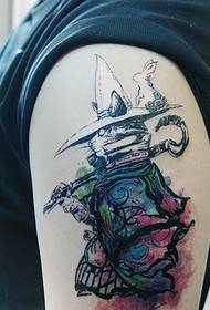 Full color totem tattoo