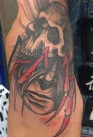 Patrón de tatuaje de monstruo Gibbon