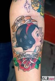 Cartoon Series of Snow White Tattoos