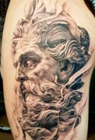 Tetoválás mitológia karakter lány járás fekete görög mitológia karakter tetoválás kép