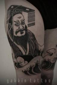 Janm maron Japonè anperè modèl tatoo