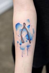 ແຂນຮູບແບບ tattoo slingshot ຕົ້ນສະບັບຂະຫນາດນ້ອຍ