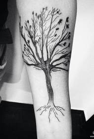 小さな腕の木、ヨーロッパとアメリカのタトゥーパターン