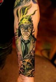 Arm ruvara sinister gravedigger tattoo maitiro