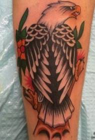 Arms Europe and America old school eagle tattoo patroon