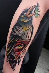 Hannun launi mai ɗorewa tare da tsarin tattoo ido uku