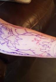 Chinchilla тетоважа шема девојче мала рака на тоторо и карактер тетоважа слики