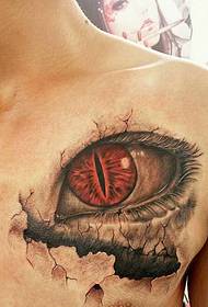 Tattoo tatu mata 3D sangat realistik 111002 - tatu mata bulu mata 3d agak realistik
