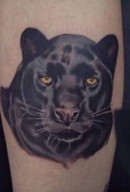 cute leopard avatar tattoo pattern