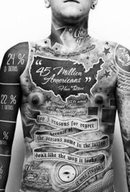All-Amazing Verskeidenheid van briewe Tattoo Patrone