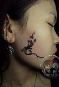 beauty face personality tattoo