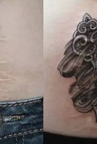 personalizirani ožiljci prekrivaju tetovaže
