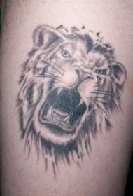 patró de tatuatge avatar lleó rugit