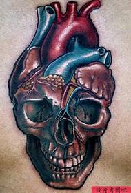 Creative Heart Stylistic Manuscript 110993-Tattoo Picture Bar Recommends a set of Heart Tattoo Works