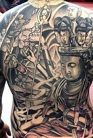 All kinds of Buddha's full armor tattoo pictures