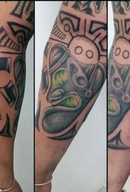 barva roke risanka vzorec tatoo kamnita pošast