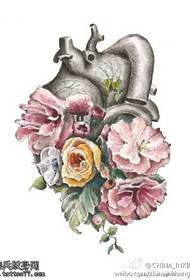 малюнок татуювання рекомендував рукописні твори татуювання троянди серця