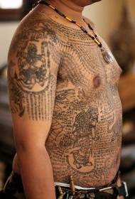 full armor gorgeous black various tribal paintings and text tattoo designs 110847-All-Ath, Incredible Black Various Movie Heroes Portrait Tattoo Patterns