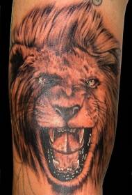 Lion Roar Tattoo Pattern