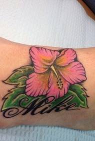 nježna boja nježna tetovaža havajski cinerat