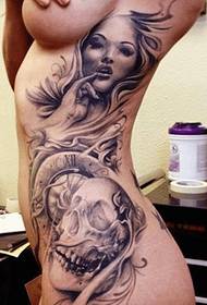 a variety of female side ribs beautiful tattoo pictures