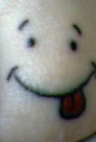 смешни израз тетоважа узорак 111475 - традиционални етнички узорак тетоважа лица