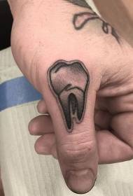 tooth pattern tattoo about white full teeth tattoo pattern