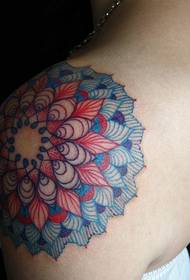 shawl vanilla totem tattoo pattern