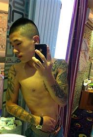 90 slika tetovaže zmajeva nakon ramena, mališana