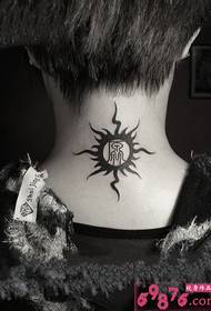 back shoulder fashion idea Totem tattoo picture