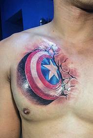 személyiség férfi mellkas Alternatív totem tetoválás tetoválás