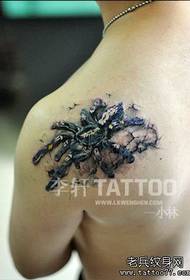 modèle de tatouage d'araignée cool