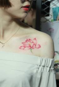 shawl bukurosh model i tatuazhit të lotusit të freskët