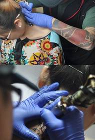terug nek totem tattoo scene
