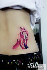 I tattoo yaseShanghai ibonakalisa imephu idraw enameva i tattoo isebenza: isilevini se-Fox tattoo