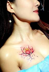 Gëttin e Lotus Tattoo Tattoo sexy sexy