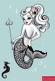 mermaid tattoo works
