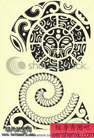 a Creative Maya Totem tattoo works