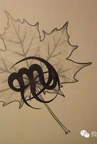 tattoo figure recommend a maple leaf constellation tattoo picture