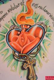 крест татуировки любовь