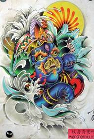 tattoo figure recommended a color tattoo manuscript works 116962- tattoo figure recommended a color of the prajna lotus tattoo works