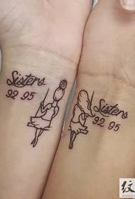 Лијепе дјевојке ексклузивна тетоважа