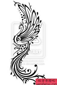 Tattoo show picture recommended a Phoenix tattoo manuscript Pattern