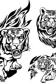 Тетоважна фигура препоручује слику тигрова тетоважу