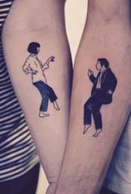 i tatuaggi di coppia amano particolarmente il modello di tatuaggi di coppia