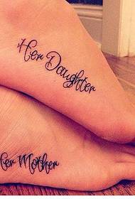 a set of suitable for young couple totem tattoo pictures
